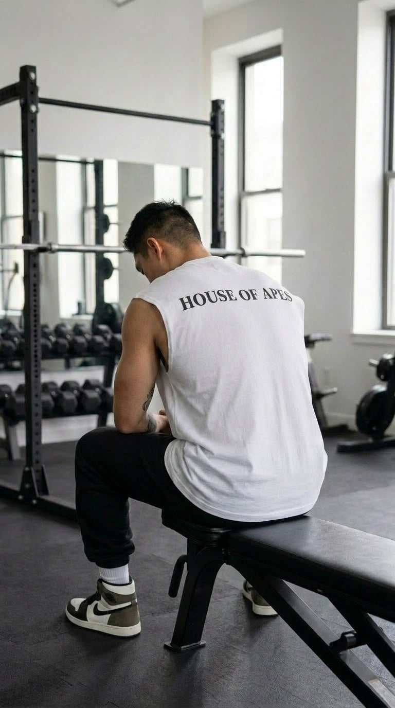 Muscle Tee- White
