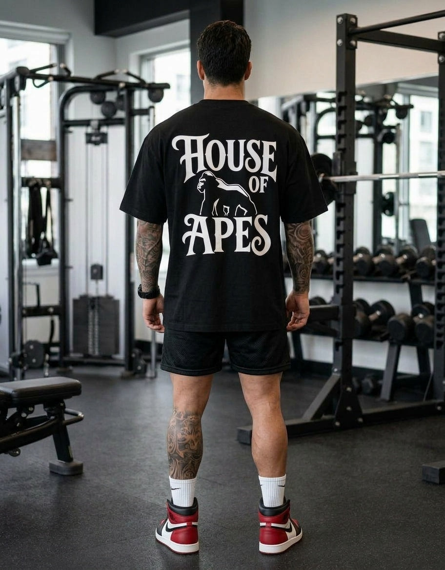 Heavyweight Drop Shoulder- Original Black